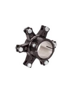 BLACK ALUMINIUM FLOATING DISC HOLDER 50mm WITH SPOKES