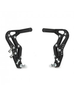 PAIR OF PEDALS (BRAKE + ACCELERATOR) BLACK ANODIZED