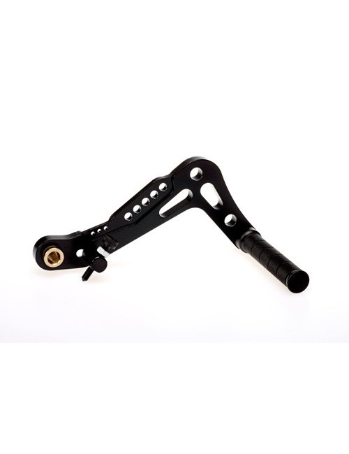 black aluminum brake pedal