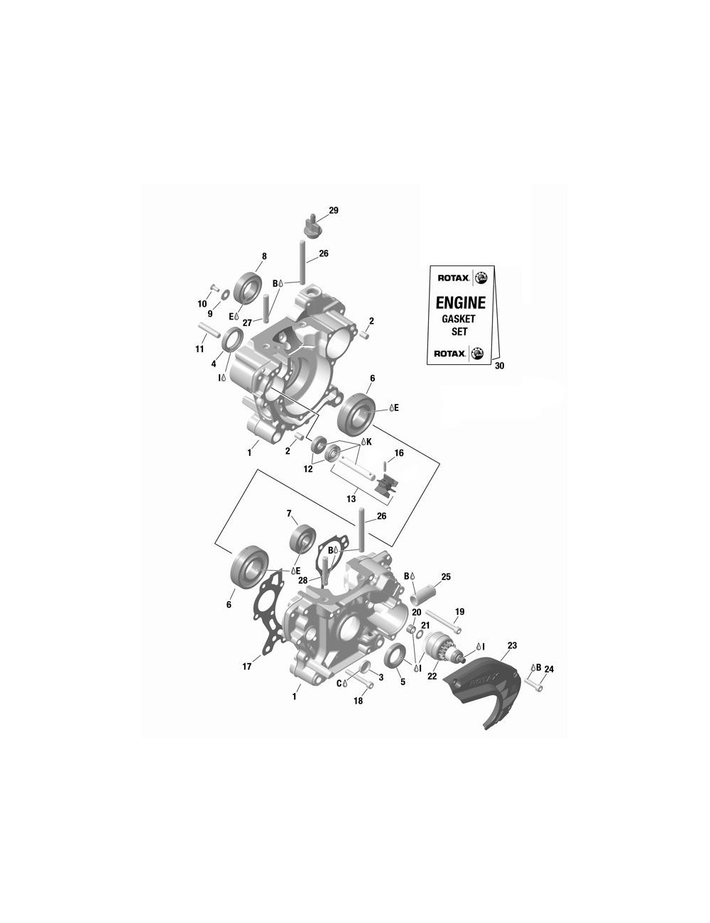 (27) CYLINDER STUD M8X28X20 with drilling