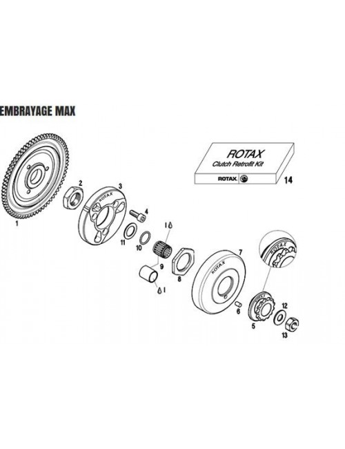 (2) παξιμάδι M10x1