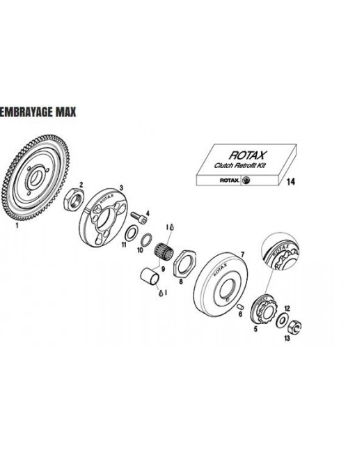 Promozione Rotax clutch 11.6mm MAX presso Magickart
