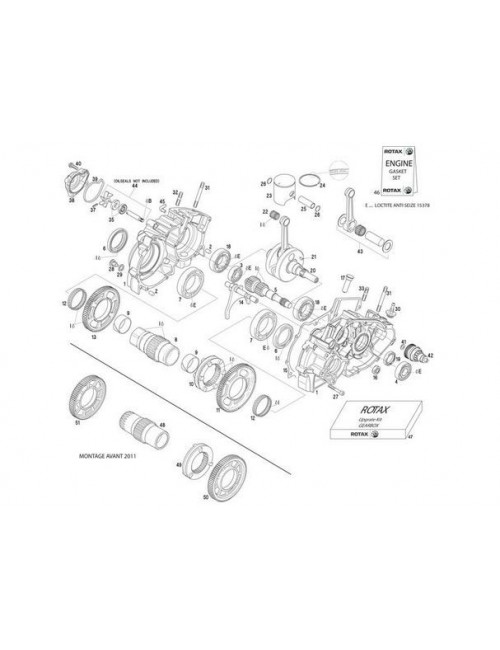 Rotax DD2 Junta de cobre de la tapa del cárter 12x18mm