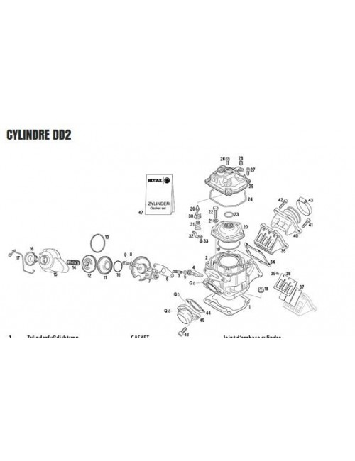 (18) Écrou d'embase cylindre M8 