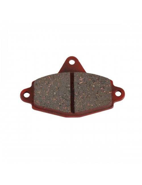 PLAQUETTE DE FREIN MODELE TENDRE (114) COULEUR ROUGE, EPAISSEUR 13mm
