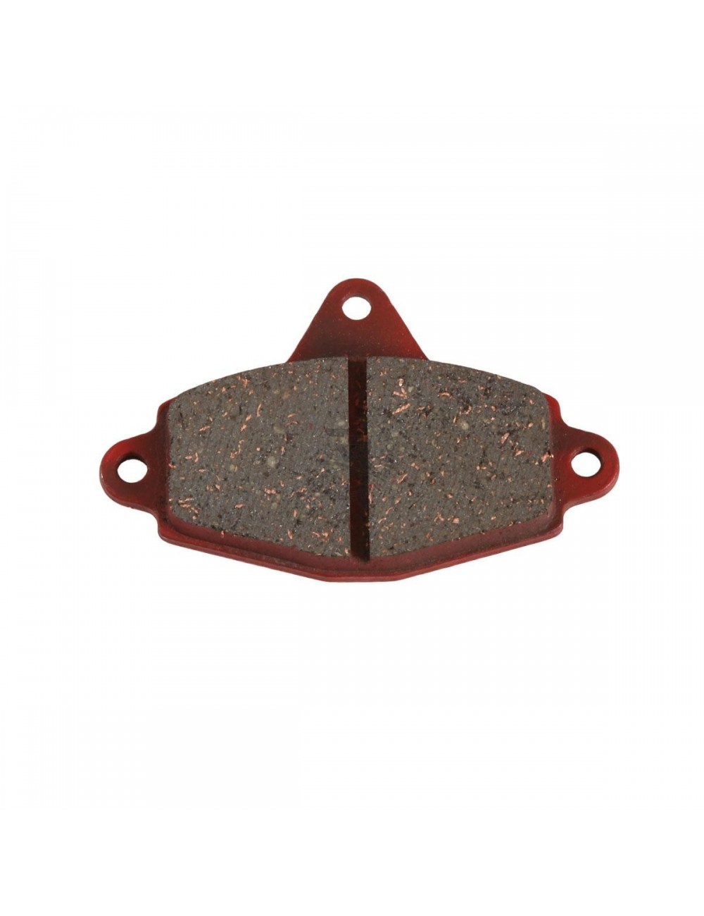 PLAQUETTE DE FREIN MODELE TENDRE (114) COULEUR ROUGE, EPAISSEUR 13mm