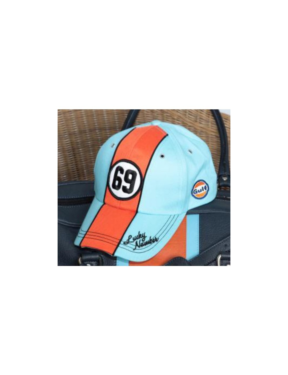 Gorra azul Gulf 69