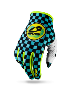 GUANTES DESLIZANTES EVS GANTS CO / AZUL/NEGRO/AMARILLO