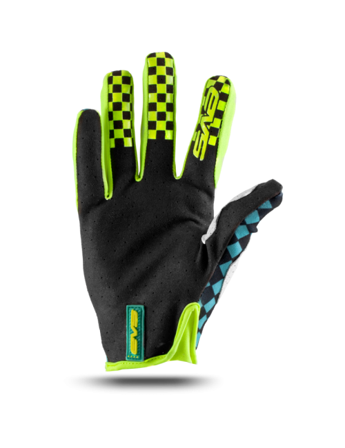 GUANTES DESLIZANTES EVS GANTS CO / AZUL/NEGRO/AMARILLO