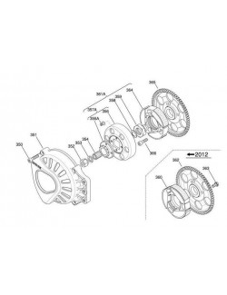 Couronne embrayage 70 dts X30 2013