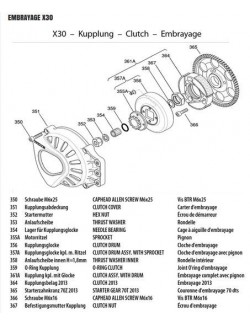 Clutch crown 70 dts X30 2013