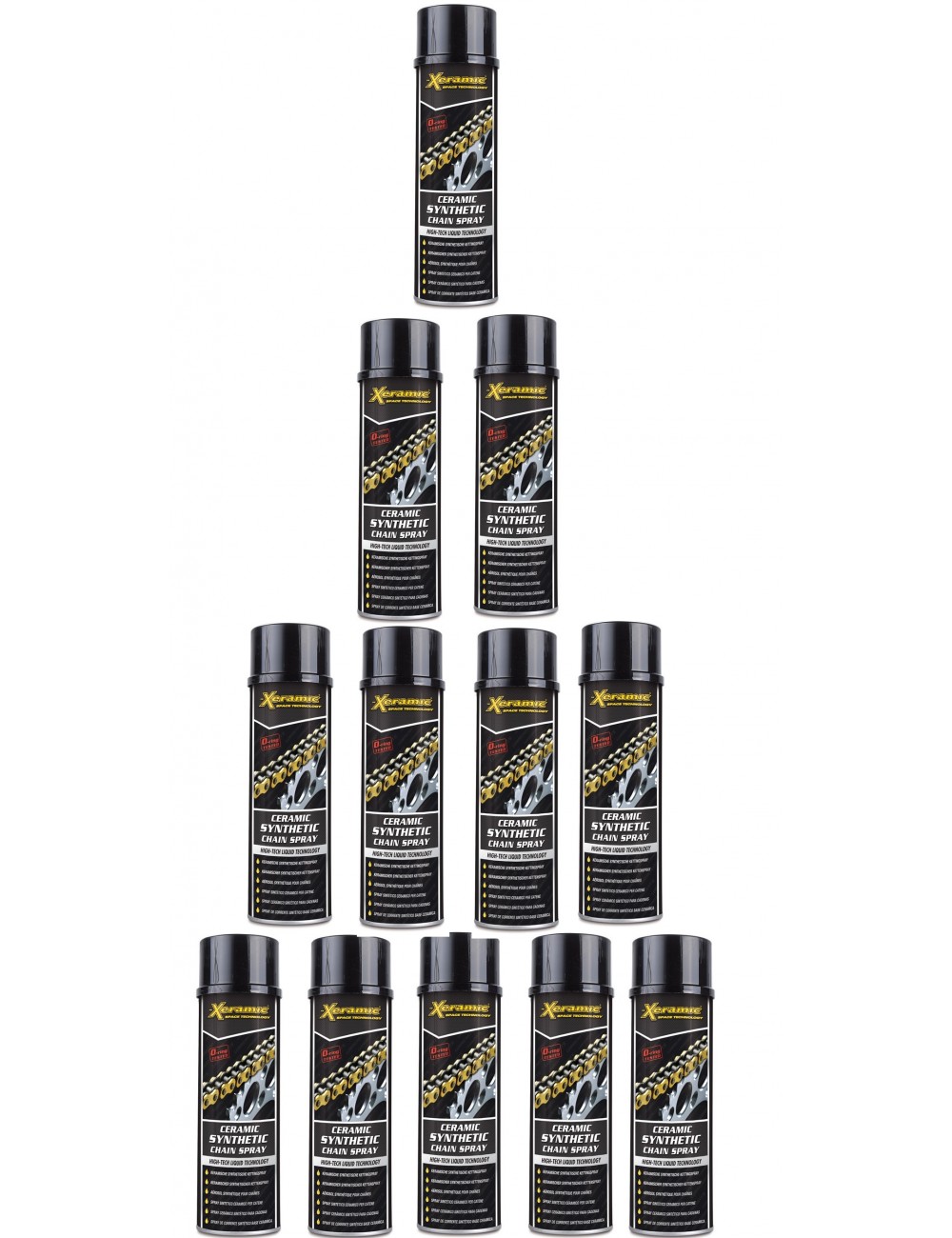 12 sintético spray lubrificante 500μλ cadeia XERAMIC