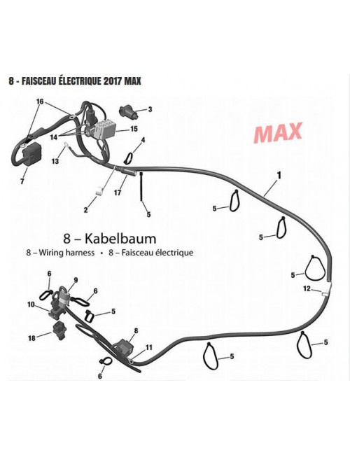 (1) 2017 elektrischer strahl-magickart
