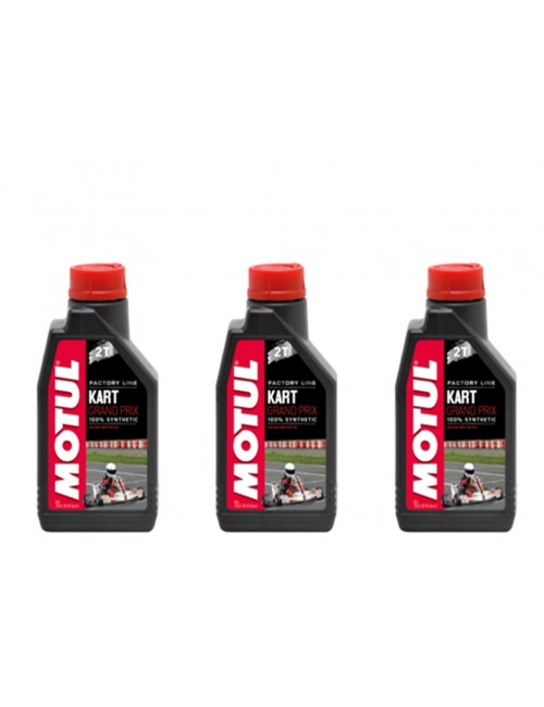 3 aceites  Motul 2t para Karting Grand Prix 1L- Magickart