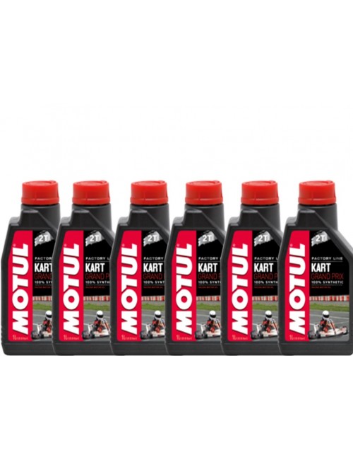 6  huiles  Motul 2t pour Karting Grand Prix 1L prix choc-magickart