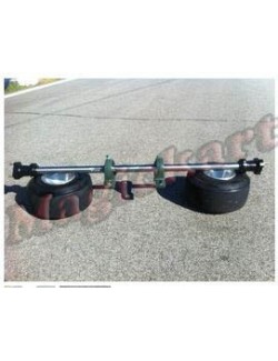 Complete rear axle for trike