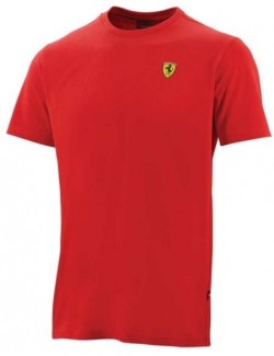 Tee shirt Ferrari Crew neck rouge