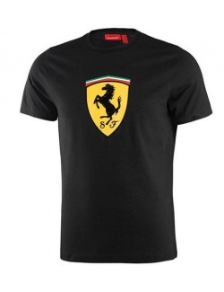 Tee shirt enfant  Ferrari  noir classique