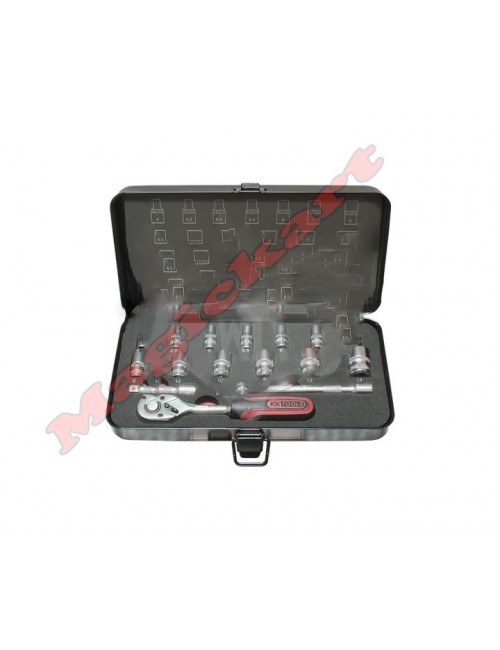 Kstools 16-Piece 1/4'' Socket Wrench Set