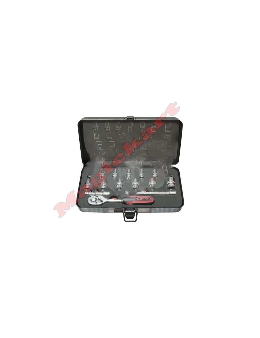 Kstools 16-Piece 1/4'' Socket Wrench Set