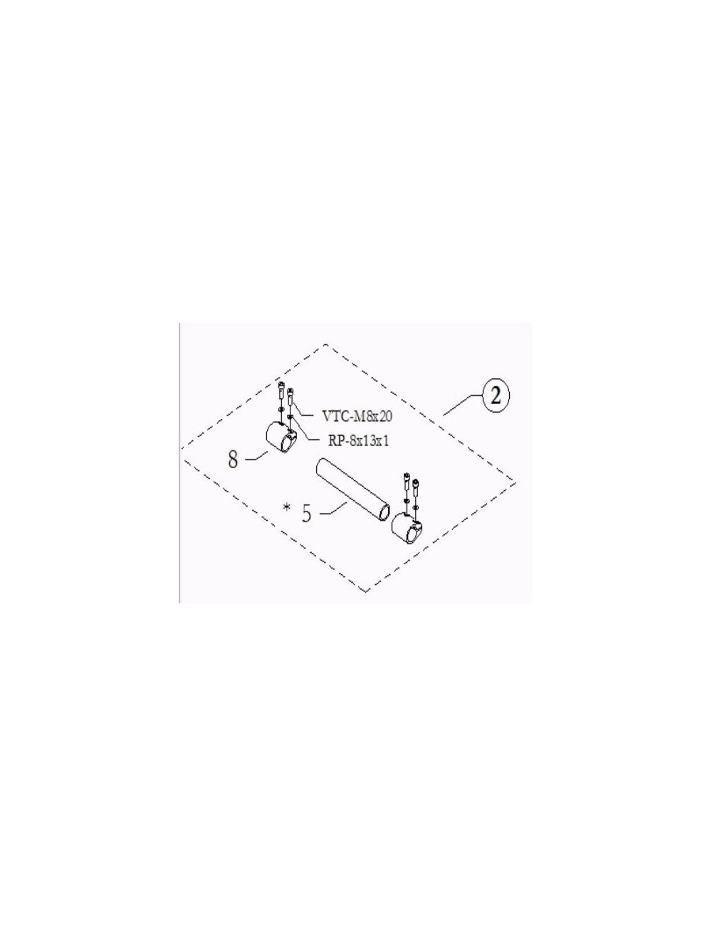 (5) barre stabilisatrice  30 (A)
