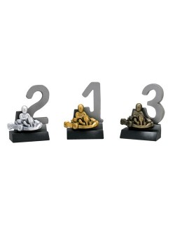 trophée chiffre karting