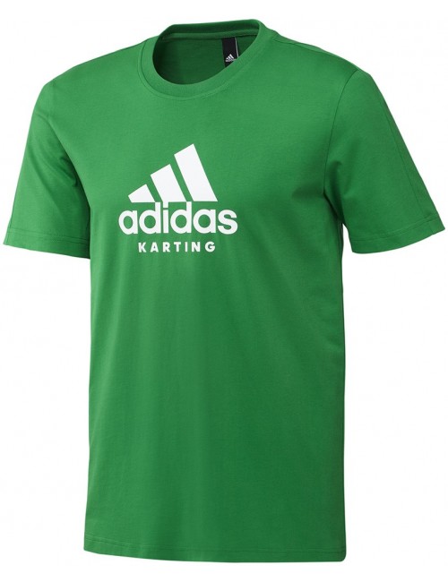 T-shirt Adidas camiseta karting verde
