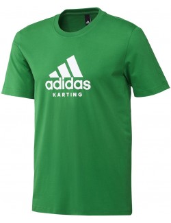 Adidas tee-shirt karting green