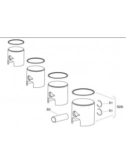 Clips d'axe de piston 12x1 iame gazelle