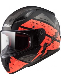 Helm LS2 DEADBOLT schw./neonorange