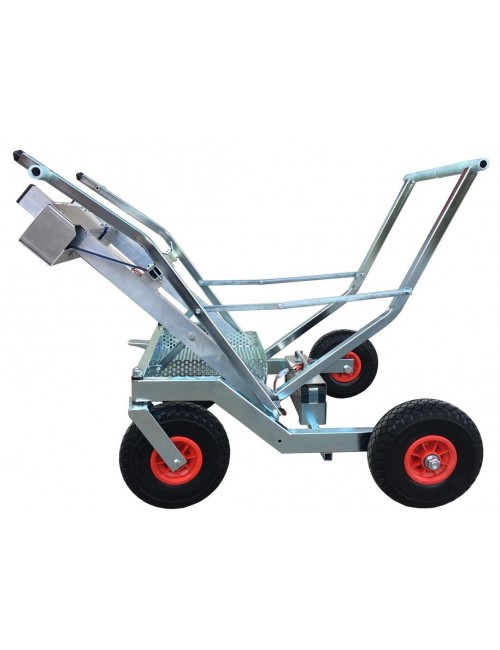 Dalmi TEAMLIFT 260 – Electric trolley in galvanized steel and aluminum, ideal for moving your kart effortlessly