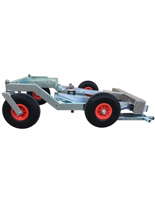 Dalmi TEAMLIFT 260 – Electric trolley in galvanized steel and aluminum, ideal for moving your kart effortlessly