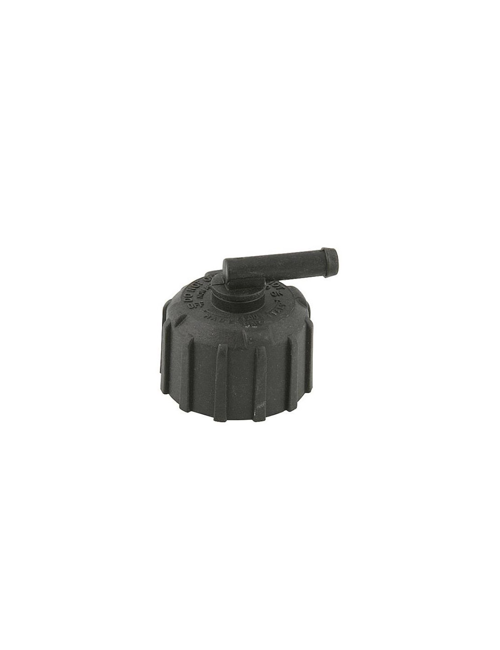 Bouchon de radiateur en plastique, petit, noir, 1bar