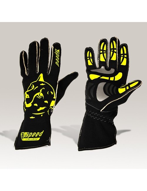 Speed Handschuhe Melbourne G-2 schwarz-neongelb
