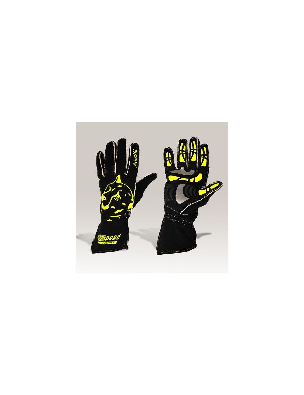 Speed Handschuhe Melbourne G-2 schwarz-neongelb