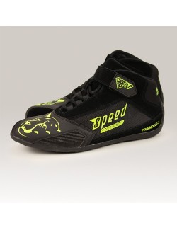 Speed chaussures Torino KS-3 noir/néon-jaune  taille 36