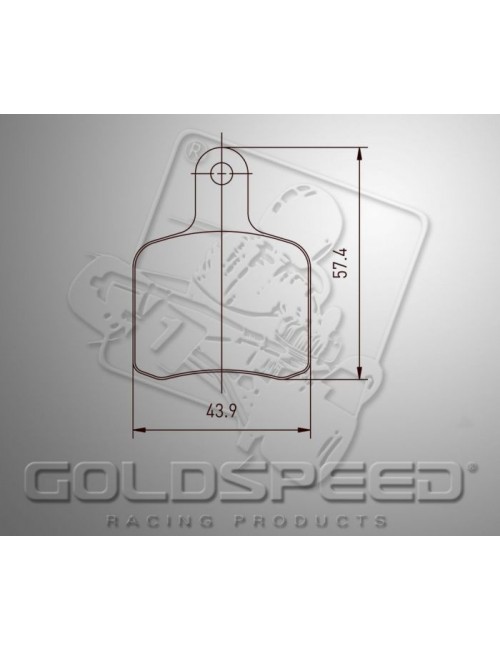 Pastiglie Goldspeed per OTK BS5 - SA2
