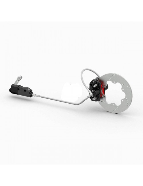 Sistema de frenagem traseira completo 2PN100 WP - preto -Magicheart