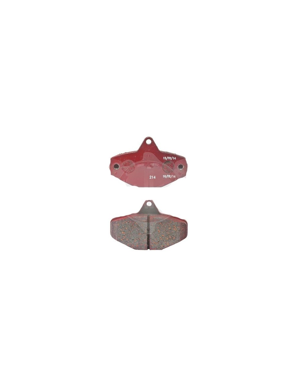 Jeu plaquettes AR V08 rouge CRG