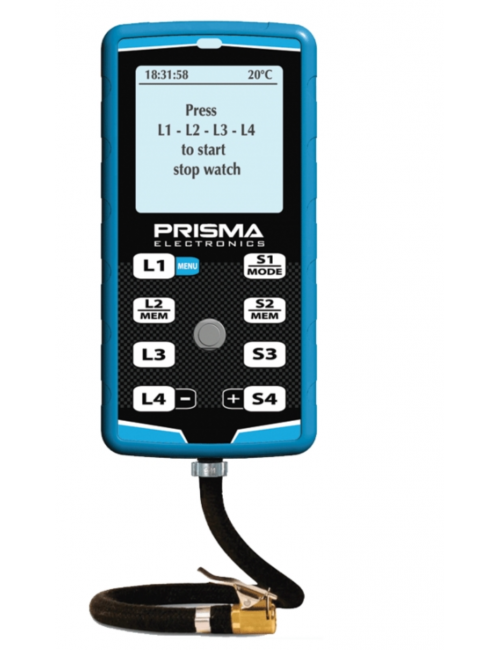 Manómetro  Prisma digital de neumáticos con pirómetro y cronómetro