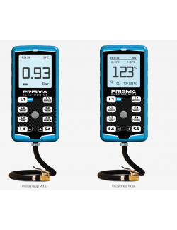 Manómetro  Prisma digital de neumáticos con pirómetro y cronómetro