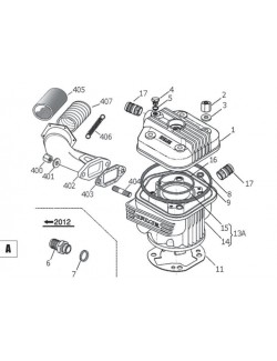 Cylinder head x30 Iame - Magickart