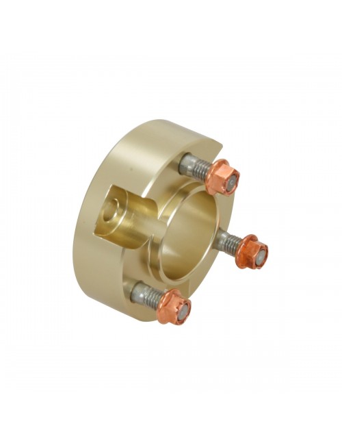 Extension for wheel hub, magnesium anodized