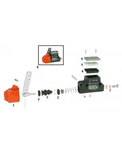 Rubber brake pump protection CRG - ref 0836 at Magickart