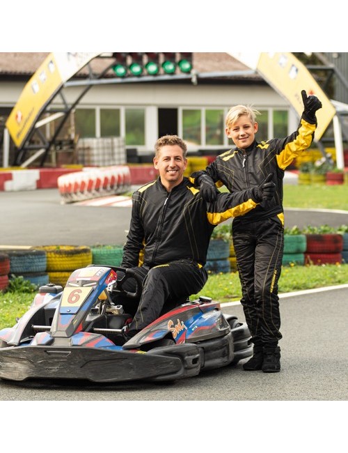 Speed Kartoverall SILVERSTONE RS-2 schwarz/blau