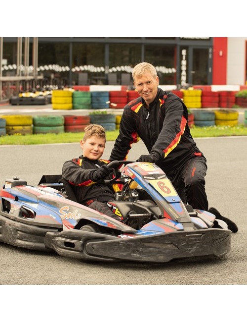 Speed Kartoverall SILVERSTONE RS-2 schwarz/blau