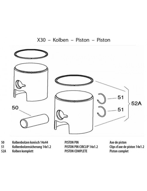 Maxi Promotion Piston X30 -Magickart