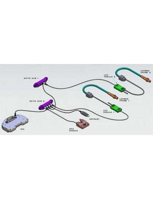 Acqui Extension Ways Connection box DATA HUB CAN