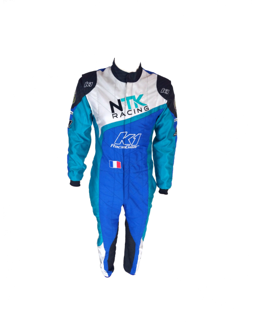 Kart-Rennkombination bestickt