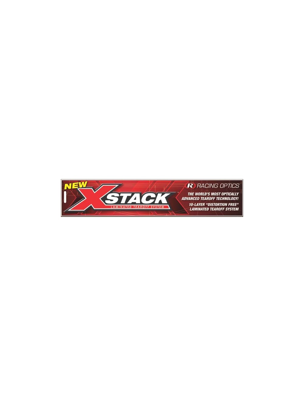 Pack 30 Tear-offs Rolled Racing Optics XStack Zamp -Magickart
